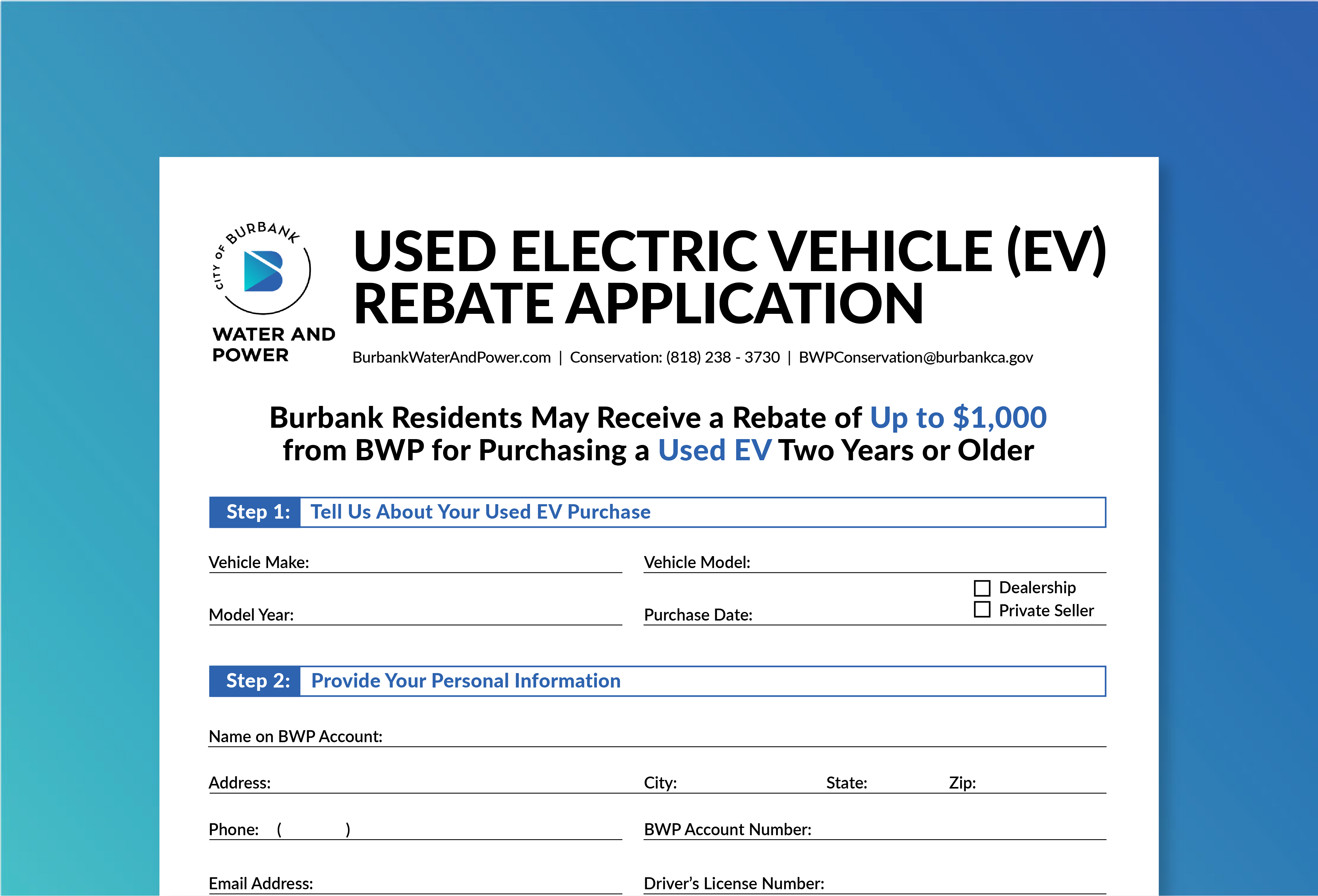 Used Ev Rebates